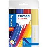 PILOT marqueur  pigment PINTOR, broad, set de 4 ESSENTIALS