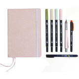 Tombow kit de journaling cratif PASTEL, avec carnet