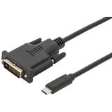 DIGITUS Cble adaptateur USB Type-C, type-c - DVI, 2,0m