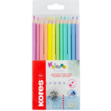 Kores crayon de couleur "Kolores Pastel", tui carton de 24