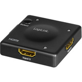 LogiLink mini commutateur hdmi Full HD, 3 ports, noir