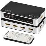 LogiLink commutateur HDMI 4K/60Hz, 5 ports, noir/argent