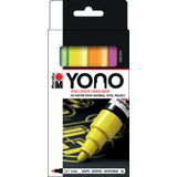 Marabu feutre acrylique "YONO", 1,5 - 3,0 mm, set de 4 FLUO