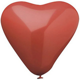 PAPSTAR ballon de baudruche "Coeur", en forme de coeur,rouge