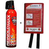 REINOLD max Spray extincteur STOP fire + couverture anti-feu