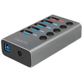 LogiLink hub USB 3.2 gen1, 4 ports + 1 port de charge rapide