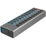 LogiLink hub USB 3.2 gen1,10 ports + 1 port de charge rapide