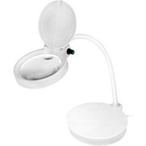 LogiLink lampe loupe  LED,  2 lentilles, dimmable, blanc