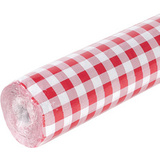 PROnappe nappe en papier damass "Vichy", (l)1,18 x(L)10,0 m