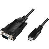 LogiLink Cble adaptateur USB-C - RS232, 1,2 m, noir