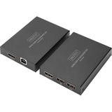 DIGITUS kit d'extension kvm HDMI IP, noir
