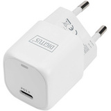 DIGITUS mini Adaptateur de charge USB-C, 20 watts, blanc