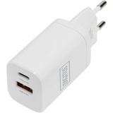 DIGITUS chargeur USB, 1x usb-a / 1x USB-C, 30 watts, blanc