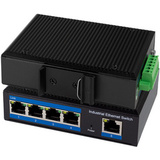 LogiLink switch industriel fast Ethernet PoE, 5 ports