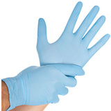 HYGOSTAR gant d'examen safe VIRUS, XL, bleu