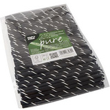 PAPSTAR paille en papier "pure", 150 mm, noir / blanc