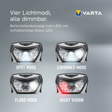 VARTA lampe frontale outdoor Sports h30r Wireless Pro