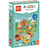 APLI kids Puzzle ducatif "The Farm", 24 pices
