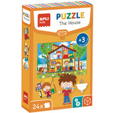 APLI kids Puzzle ducatif "The House",  24 pices