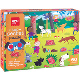 APLI kids Puzzle secret "Les chiens",  60 pices