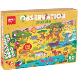APLI kids Puzzle observation junior "La savane", 60 pices