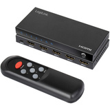 LogiLink commutateur HDMI 4K/60 Hz, 4 ports, noir