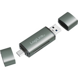 LogiLink lecteur de cartes USB 3.2 Gen1, SD/micro SD, alu
