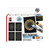 Marabu kit de peinture point  point Dot pen "Mandala"