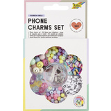 folia kit de perles Phone charms RAINBOW SMILE, 349 pices
