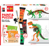 Marabu kids Kit peinture & puzzle Little Artist, dinos