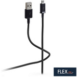 FLEXLINE Cble de raccordement USB, usb-a - USB-B, noir