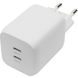 DIGITUS chargeur USB, 2x USB-C, 65 watts, blanc