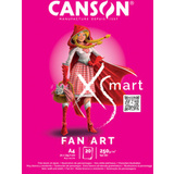 CANSON bloc de dessin XS'MART fan ART, A4