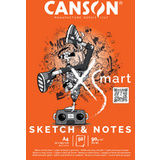 CANSON bloc de dessin XS'MART sketch & NOTES, A4