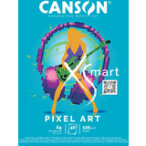 CANSON bloc de dessin XS'MART pixel ART, A4