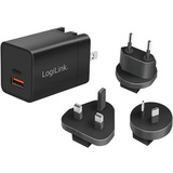 LogiLink adaptateur de voyage USB, usb A & usb C, GaN