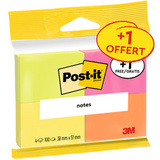 Post-it bloc-note adhsif Notes, 38 x 51 mm, pack de 4