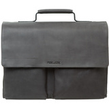 PRIDE&SOUL sac pour laptop DISTRICT Business, cuir, gris