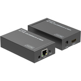 DIGITUS kit d'extension video HDMI IP, 120 m, noir
