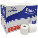 Fripa papier toilette Edina, 3 couches, extra blanc