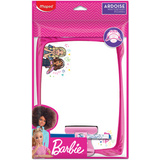 Maped ardoise Barbie, effaable  sec, blanc