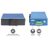 DIGITUS switch industriel poe Fast Ethernet, 8+2 ports