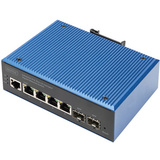 DIGITUS switch industriel gigabit Ethernet manageable L2 4+2