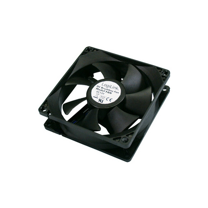 LogiLink Ventilateur pour botier,120 x 120 x 25 mm, noir