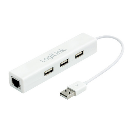 LogiLink Adaptateur USB 2.0 vers Fast Ethernet, blanc