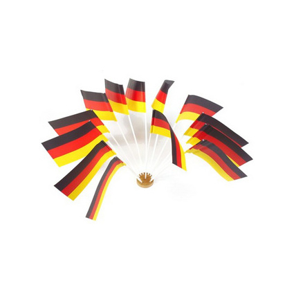 PAPSTAR Drapeaux avec tige "Germany", noir/rouge/jaune