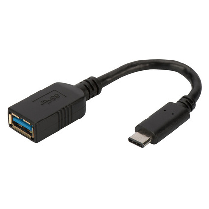 DIGITUS Cble adaptateur USB 3.0, USB-C - USB-A, 0,15 m