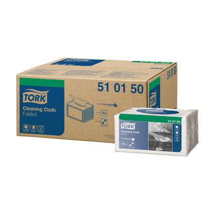 TORK Chiffons de nettoyage multi-usage, 385 X 320 mm, blanc