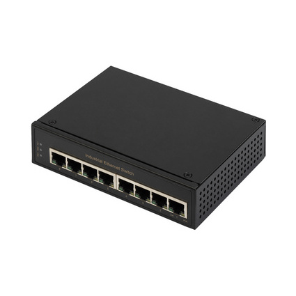 DIGITUS Commutateur Gigabit Ethernet industriel, 8 ports