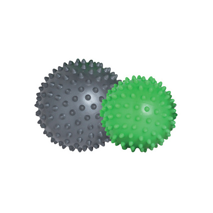 SCHILDKRT Set de balles de massage  picots, gris / vert